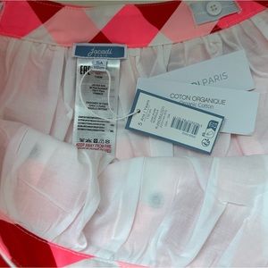 Brand new with tags. Girls skirt- pink, red, white colors.